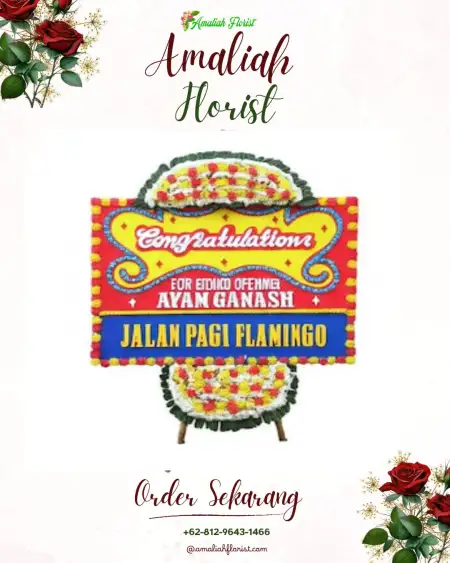 Sewa Papan Bunga Cukur Guling